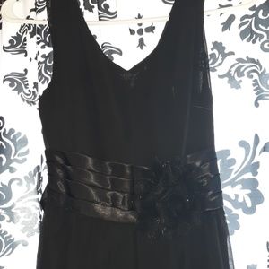 Girls black formal dress